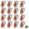 2 Inch Caster Wheels, Casters Set of 16,Heavy Duty Caster