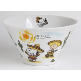 Peanuts Snoopy World Travel Multi Bowl Mexico White 700ml