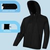 LeeHanTon Classic Waterproof Running Jacket Wth Hood for Men Lightweight