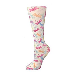 Cutieful Compression Socks Knit Wide Calf 10-18mm/HG (Dragonfly)