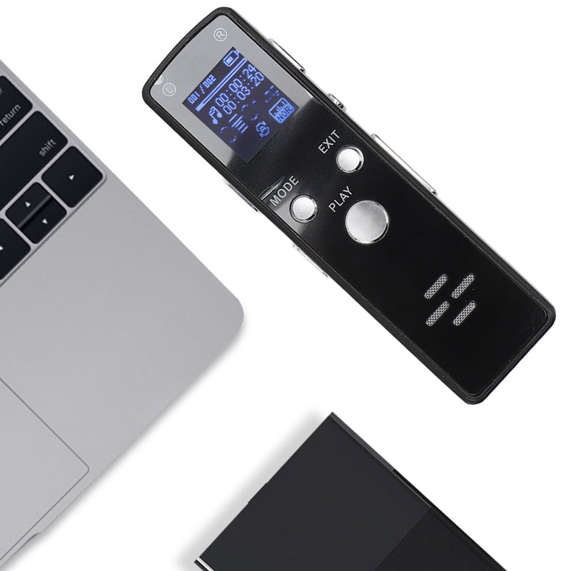 Digital Voice Recorder Noise Reduction 220mAh MP3 Player Recorder Portable