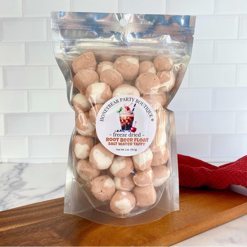 Freeze Dried ROOT BEER FLOAT Candy Taffy - 2 oz