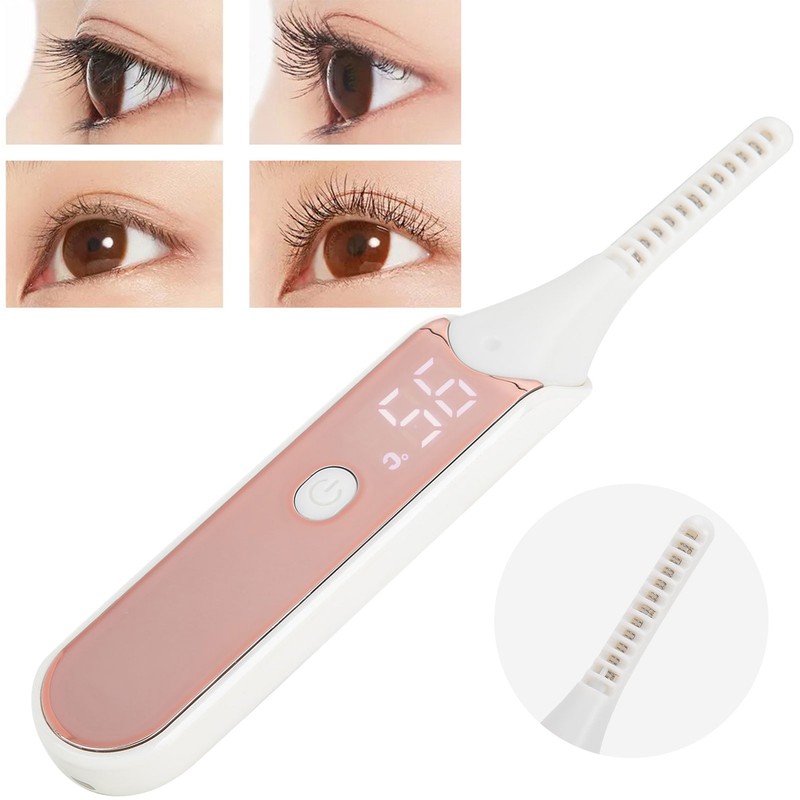 Electric Heated Eyelash Curler Longlasting Digital Display Electric Eyelash Lash