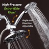 AquaDance 7" Premium High Pressure 3-Way Rainfall Combo Combines The