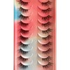 Half False Eyelashes Clear Band Russian Strip Lashes 10 Pairs