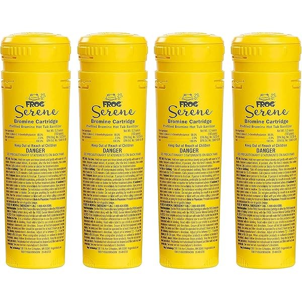 FROG Serene Replacement Bromine Cartridges for use with Hot Tub