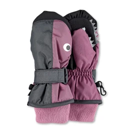 Sterntaler Unisex Children's Thumb, Knitted Cuff and Velcro Mittens, pink