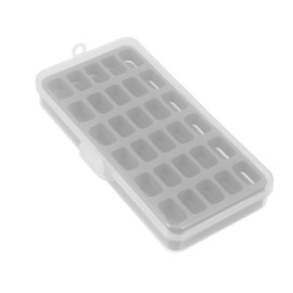 Gadpiparty 1pc Slot Bobbin Storage Case Durable Plastic Organizer for Sewing Embroidery Lightweight Design with Sponge Inserts for Secure Bobbin Holding for Beginners Grey Color