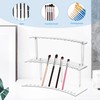 30-Slot Acrylic Pen & Makeup Brush Organizer Holder - 2