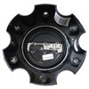 Ultra Motorsports 6 Lug Gloss Black Wheel Center Cap (Qty