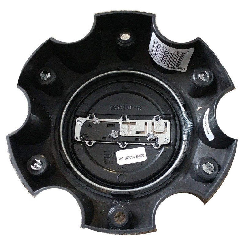 Ultra Motorsports 6 Lug Gloss Black Wheel Center Cap (Qty