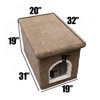 New Cat Condos Premier Litter Box Enclosure, Blue