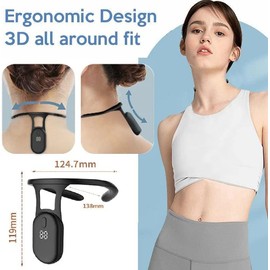 KNNEIU Lymphatic Drainage Massger Device for Neck, Slimdex Lymphatic Drainage Device for Neck, Slimory Portable Soothing Neck Instrument Body Shaping Pose Reminder for Men and Women