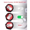 Battery Disconnect Switch, 12V-48V Battery Master Cut Shut Off Isolator