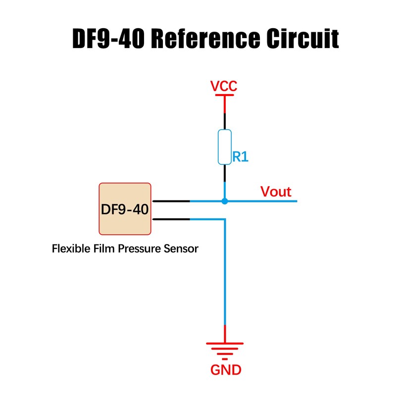 DF9-40 Force Sensor, Pressure Sensor, Thin Film Pressure Sensors, Force