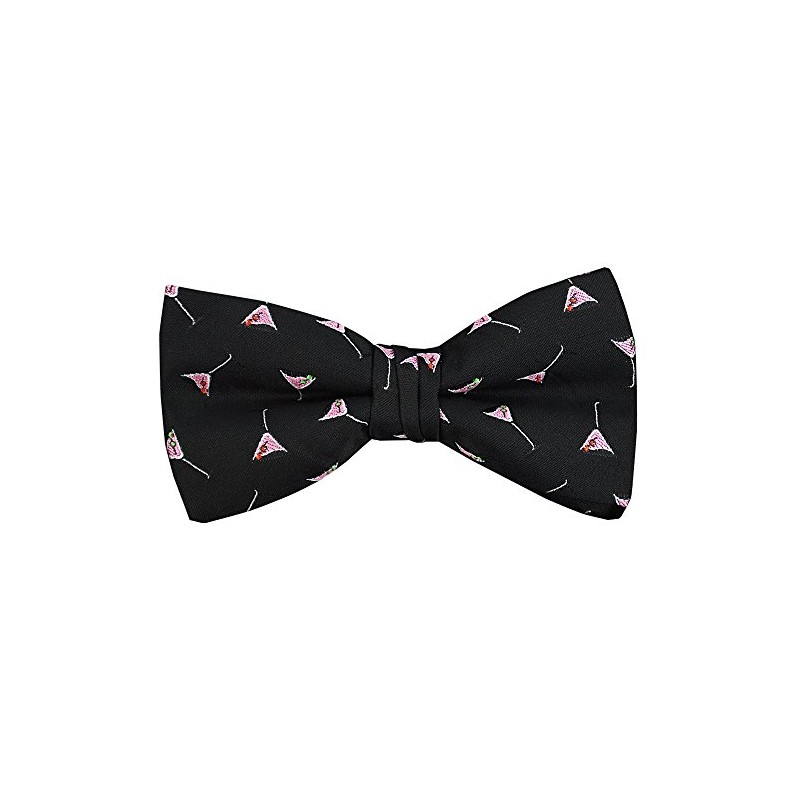 Black Cocktail Bow Tie Bow Tie [Simple Wearing Type] bd174