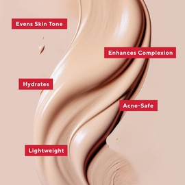 Mirabella Invincible HD Full Coverage Foundation Makeup, Liquid Foundation for Sensitive Skin and All Skin Types with Age-Defying Benefits, Hydrating Glycerin and Matrixyl 3000, Porcelain 0