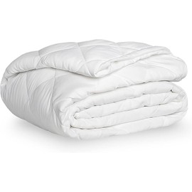 Single Mattress Protector - Extra Deep Quilted Fitted Mattress Cover for Single Bed, Anti-Allergy Mattress Topper- Soft & Breathable, Not Waterproof (90 x 190 + 40 cm)