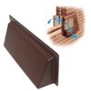 Brown Hooded Cowl 9" x 3" Vent Cover for Air