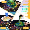 Silipull Acrylic Paint Pouring Splash Guard Pour Painting Supplies Fluid