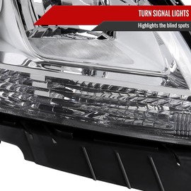 Carpartsinnovate Fits 13-15 Chevy Malibu 16 Limited Halogen Factory Clear Projector Headlamp Right