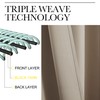 NICETOWN NICETOWN Window Curtain Panels, Thermal Insulated Solid Grommet Blackout