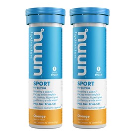 Nuun Active: Orange Electrolyte Enhanced Drink Tablets (2 Tubes of 10 Tabs)