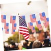 WHAMVOX 1 String American Flag Bunting Decoration Sturdy Independence Day