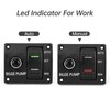 Kelepu 3 Way Bilge Pump Switch Panel with LED Indicator,