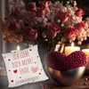 speecheese Herzen Kissen mit Spruch Ich Liebe Dich mehr! Ende.