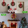 Ceenna Set of 6 Prelit Lighted Christmas Wreath 15 Inch