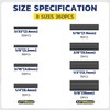 haisstronica 360PCS Heat Shrink Tubing,3:1 Ratio Adhesive Lined Marine Heat