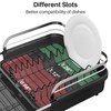 SNTD Dish Drying Rack, Expandable Dish Rack for Kitchen Counter,