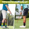 HZHSGLY 4Pairs Golf Socks for Men 9-12, Funny Funky Cotton