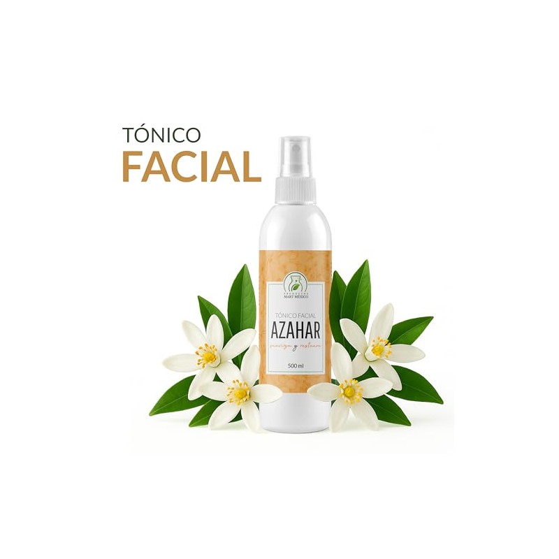 Tónico Facial Hidratante De Azahar 500 Ml Productos Mart Mexico