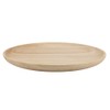 Elegant Round Wood Tea Tray Sushi Snacks Fruits Serving Plate
