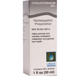 UNDA Cholesterinum Plex | Homeopathic Remedy Supports Liver Health | 1 fl. oz.