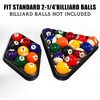 MoyanSuper Plastic Pool Ball Rack Billiard Ball Triangle Rack, Pool