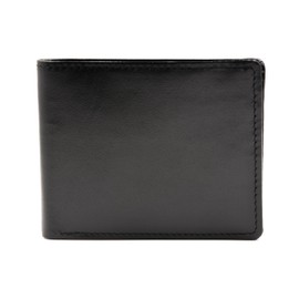 ASHLIN Men's Bi-fold Wallet - 100% Leatherette | Best RFID Blocking wallet | Midnight Black [RFID5728-00-01]