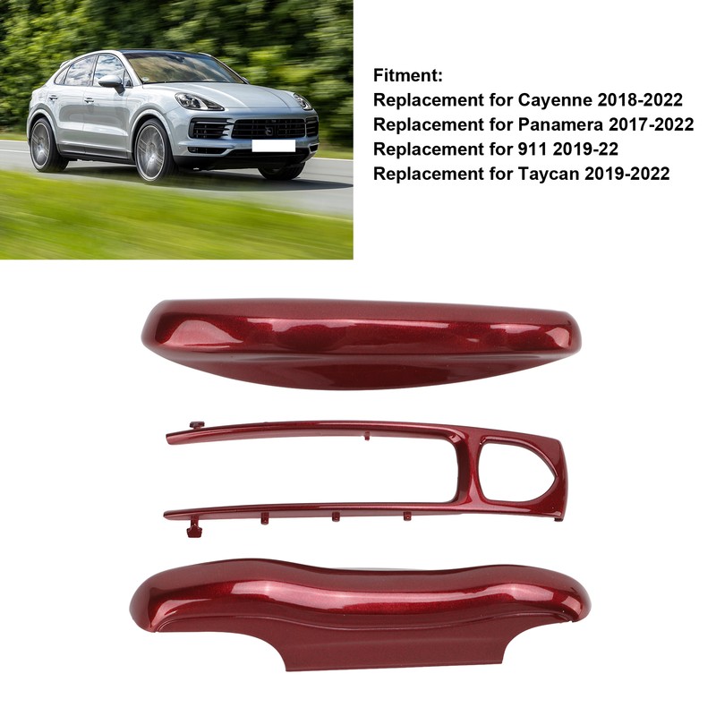 Car Remote Control Key Protective Cover 3 Parts Replacement for