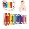 Xilofono Infantil 8 Notas Madera Didactico-montessori Juguet