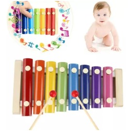 Xilofono Infantil 8 Notas Madera Didactico-montessori Juguet                                                                                          