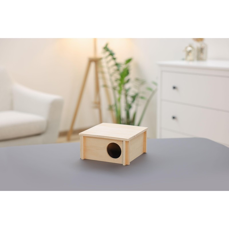 Kerbl Pet Hamster House Natural 20 x 20 x 10