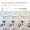 STERREN Ceiling Fans with Lights,20" Low Profile Ceiling Fan with