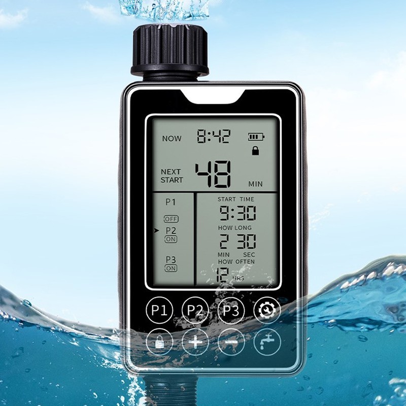 Sprinkler Timer Outdoor Water Timer Smart Touch Screen Waterproof Irrigation