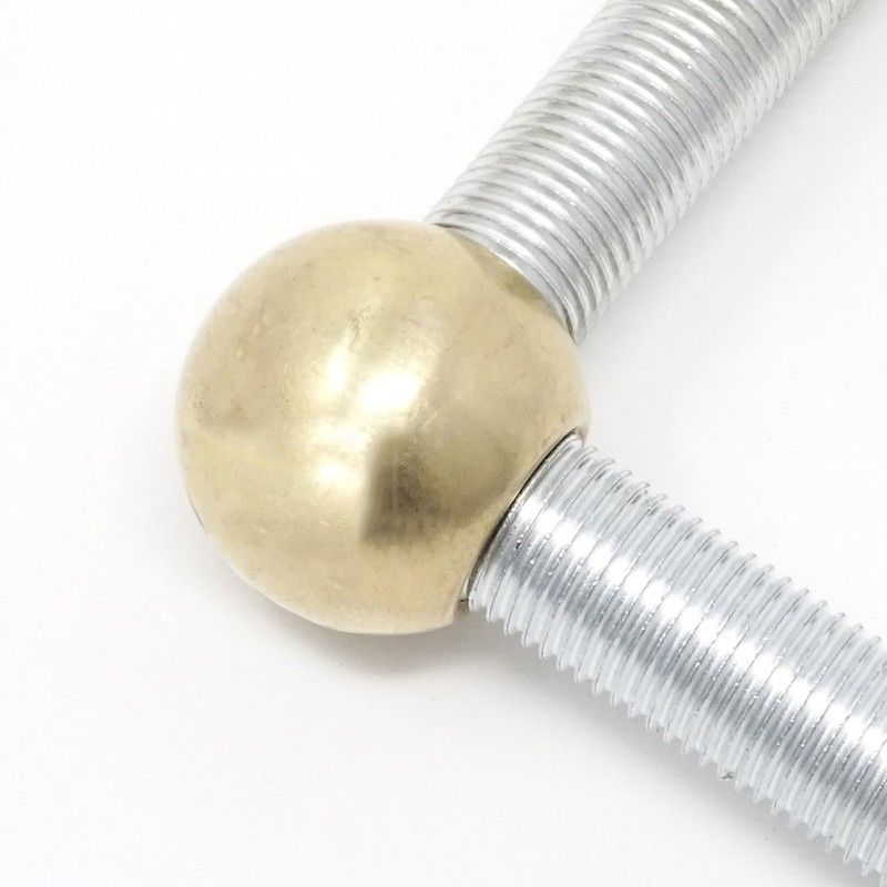 Brass Ball Diameter 20 mm M10 x 1 Angle Thread