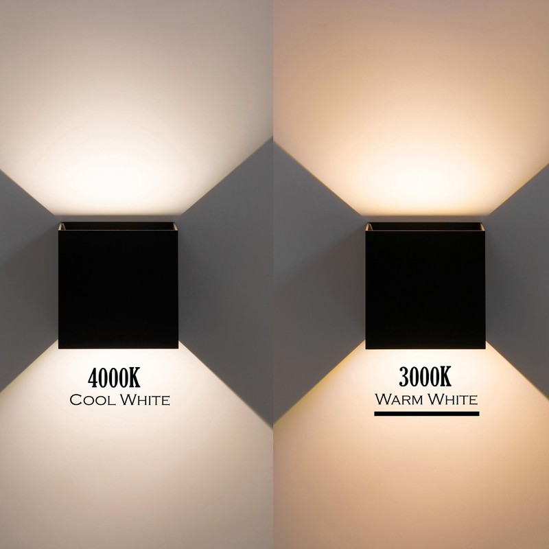 Quickway Imports Modern Wall Sconce LED Waterproof Wall Lamp Aluminum