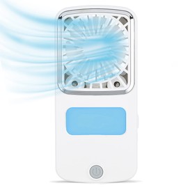 Portable Air Cooler USB Rechargeable  Air Fan with Stand Quiet Desktop Cooling Humidifier Fan for Home Office Dorm Travel