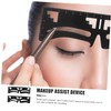 Minkissy Eyebrow Makeup Stencil 2pcs Eyebrow Ruler Reusable for Balanced