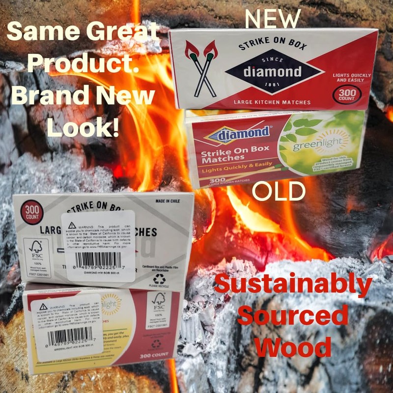 Strike On Box Matches (3 Boxes of 300) Multi Use